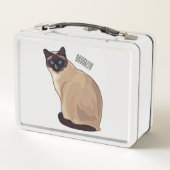 Lunch Box Siamese cat cartoon (Dos)