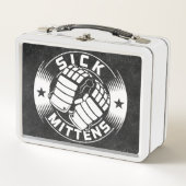 Lunch Box Sick Mittens Hockey Slang Déjeuner Tin (Devant)