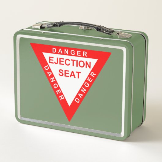 LUNCH BOX SIÈGE D'ÉJECTION - DANGER (Dos)