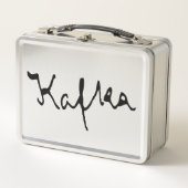Lunch Box Signature Franz Kafka (Devant)