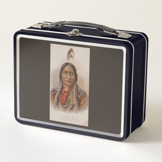 Lunch Box Signaux de fumée : Lakota Indian Chief Sitting Bul (Devant)