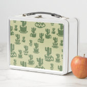 Lunch Box Silhouette de cactus succulent en tasses et pots (En situation)