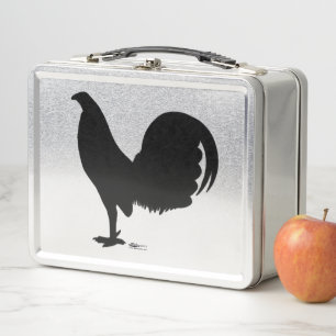 Lunch Box Silhouette de coq de combat
