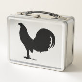 Lunch Box Silhouette de coq de combat (Devant)