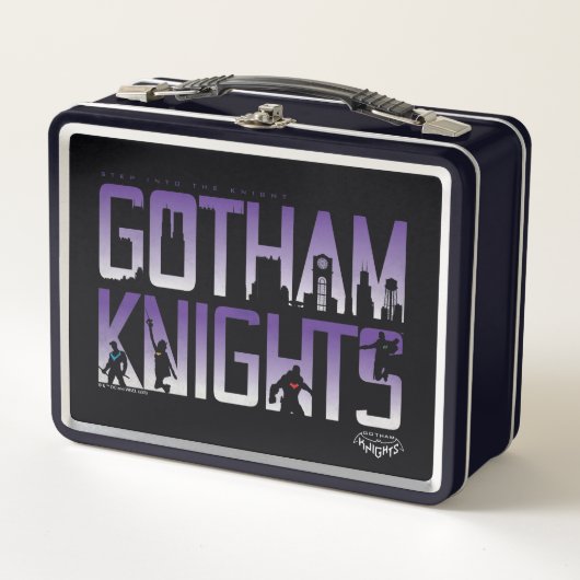 Lunch Box Silhouettes de Gotham Knights (Devant)