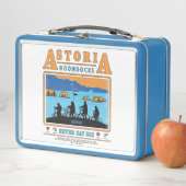Lunch Box Silhouettes des Goonies sur les Goondocks d'Astori (En situation)