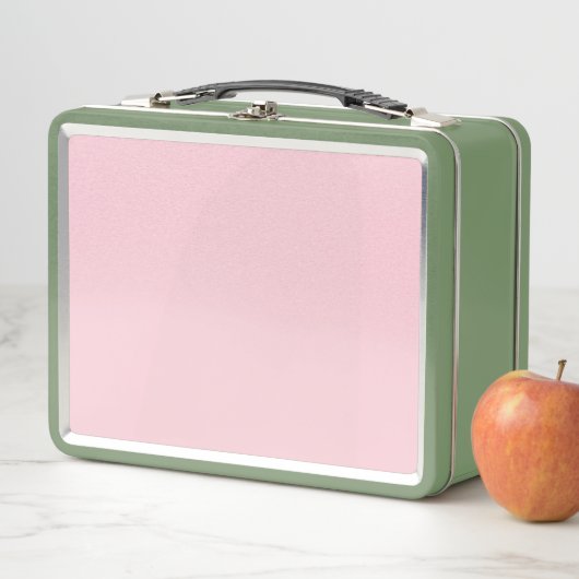Lunch Box simple couleur unie simple couleur personnalisée p (En situation)