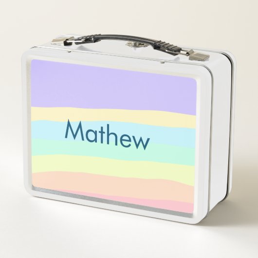 Lunch Box simple lettre initiale monogramme ajouter votre no (Dos)