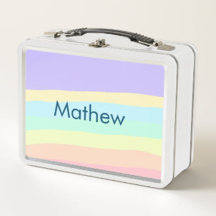 Lunch Box simple lettre initiale monogramme ajouter votre no