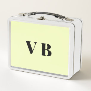 Lunch Box simple minimal couleur pastel personnalisée