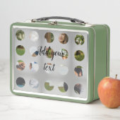 Lunch Box simple minimum ajouter votre nom photo collage (En situation)
