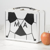 Lunch Box Simple monogramme ajouter votre nom lettre man min (En situation)