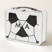 Lunch Box Simple monogramme ajouter votre nom lettre man min (Devant)