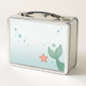 Lunch Box Simple petite sirène mignonne (Dos)