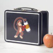 Lunch Box Singe à la boxe avec sac de poinçonnage (En situation)