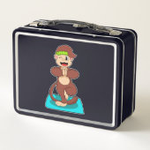 Lunch Box Singe au Yoga en position debout (Dos)
