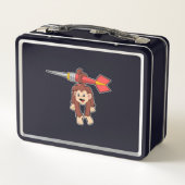 Lunch Box Singe aux fléchettes avec Dart (Dos)