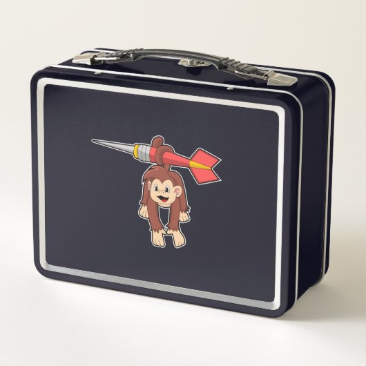 Lunch Box Singe aux fléchettes avec Dart (Dos)