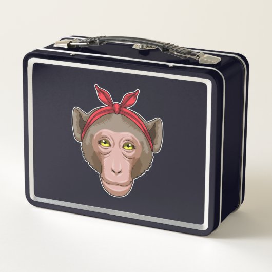 Lunch Box Singe avec Bandana (Dos)