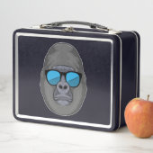 Lunch Box Singe avec lunettes de soleil (En situation)