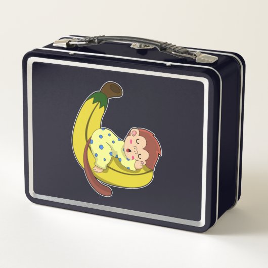 Lunch Box Singe dormant dans le pyjama (Dos)