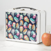 Lunch Box Sirènes : motif sans soudure fantaisiste. (En situation)