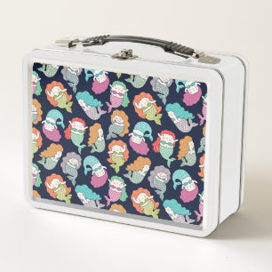 Lunch Box Sirènes : motif sans soudure fantaisiste.