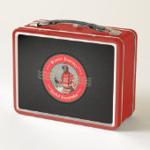 Lunch Box Ski à pente douce avec des lois Père Noël (Dos)