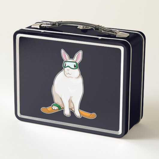 Lunch Box Ski Bunny Skier (Dos)