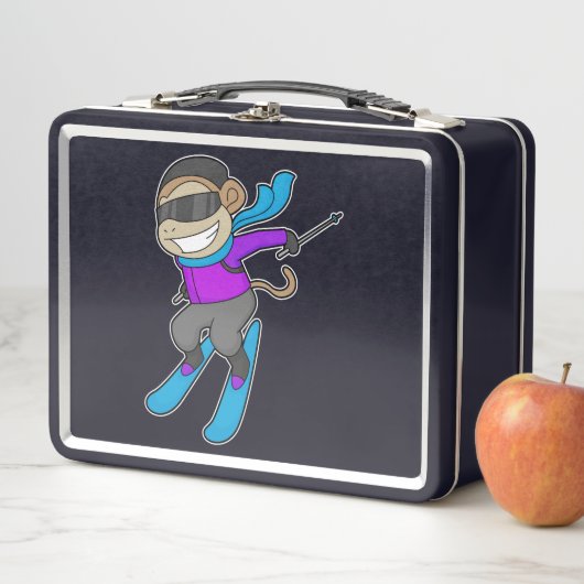 Lunch Box Ski Monkey (En situation)