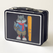 Lunch Box Ski Racoon (Dos)
