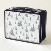 Lunch Box Skieurs alpins et yétis cachés - Ski alpin (Dos)