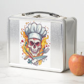 Lunch Box Skull Chef Kitchen Master (En situation)