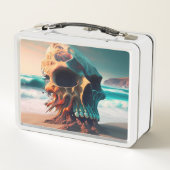Lunch Box Skull on the beach (Dos)