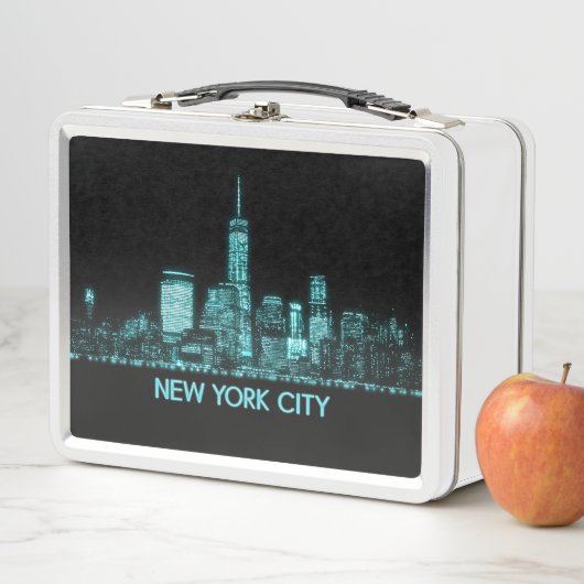 Lunch Box Skyline de New York (En situation)