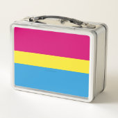 Lunch Box SlipperyJoe pansexuel drapeau de la fierté rose am (Dos)