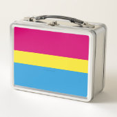 Lunch Box SlipperyJoe pansexuel drapeau de la fierté rose am (Devant)