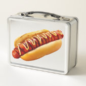 Lunch Box SlipperyJoe's hot dog niché doucement pain jaune v (Dos)