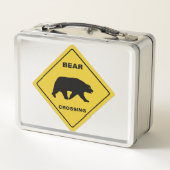 Lunch Box SlipperySignal de passage de l'ours de Joe silhoue (Dos)