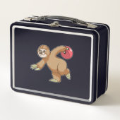Lunch Box Sloth at Bowling avec Bowling ball (Devant)