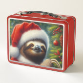 Lunch Box Sloth Santa Claus (Dos)