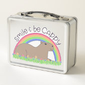 Lunch Box Smile and Be Cappy mignon et heureux capybara (Dos)