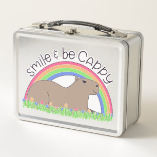 Lunch Box Smile and Be Cappy mignon et heureux capybara