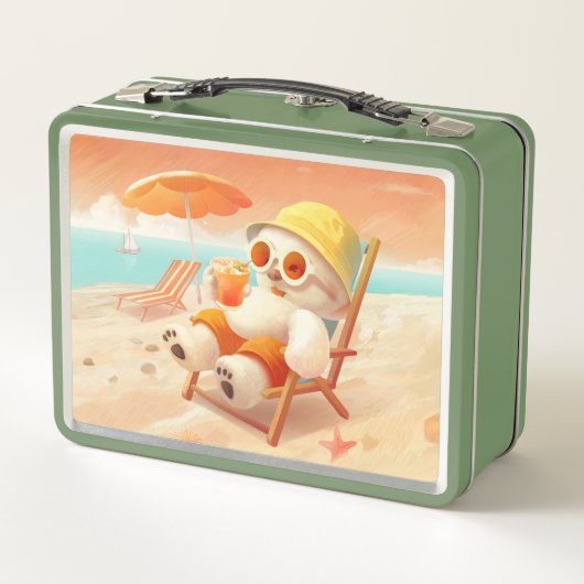Lunch Box Smile Dog - Mode Plage Activé (Dos)
