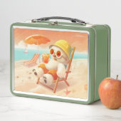 Lunch Box Smile Dog - Mode Plage Activé (En situation)
