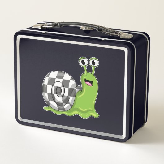 Lunch Box Snack aux échecs avec échiquier (Dos)