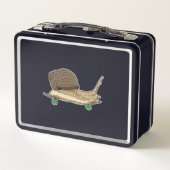 Lunch Box Snail as Skateboard avec Skateboard (Dos)