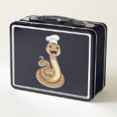 Lunch Box Snake as Cook avec Chef casquette (Dos)
