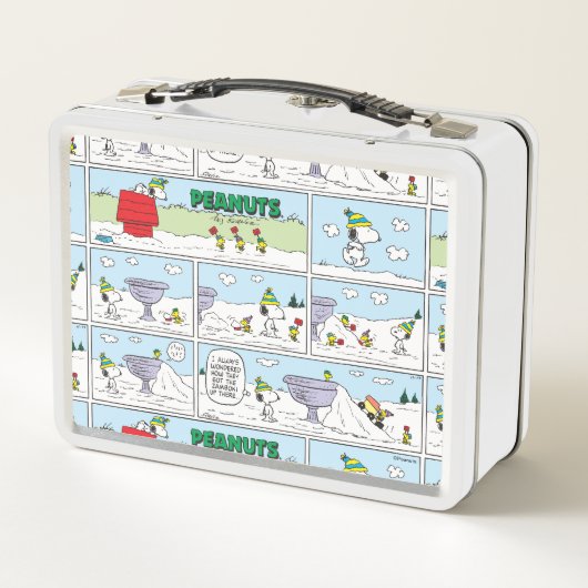 Lunch Box Snoopy et l'équipage Zamboni (Dos)