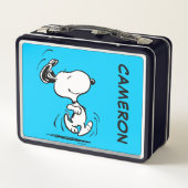 Lunch Box Snoopy Happy Dance | Ajoutez votre nom (Dos)